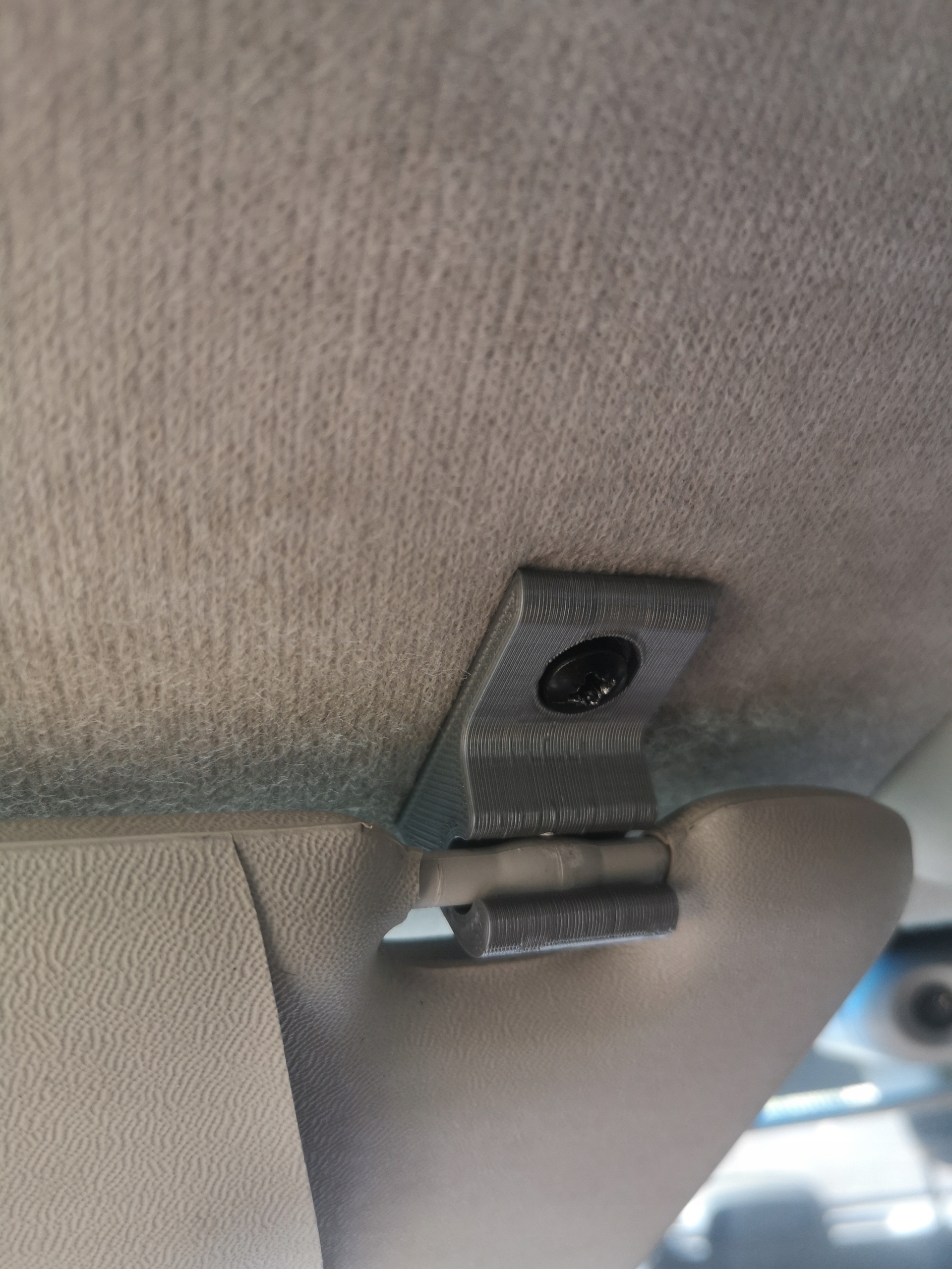 UCHWYT daszka Fiat 500 Grande Punto DOBLO(czarny) — zdjęcie 3
