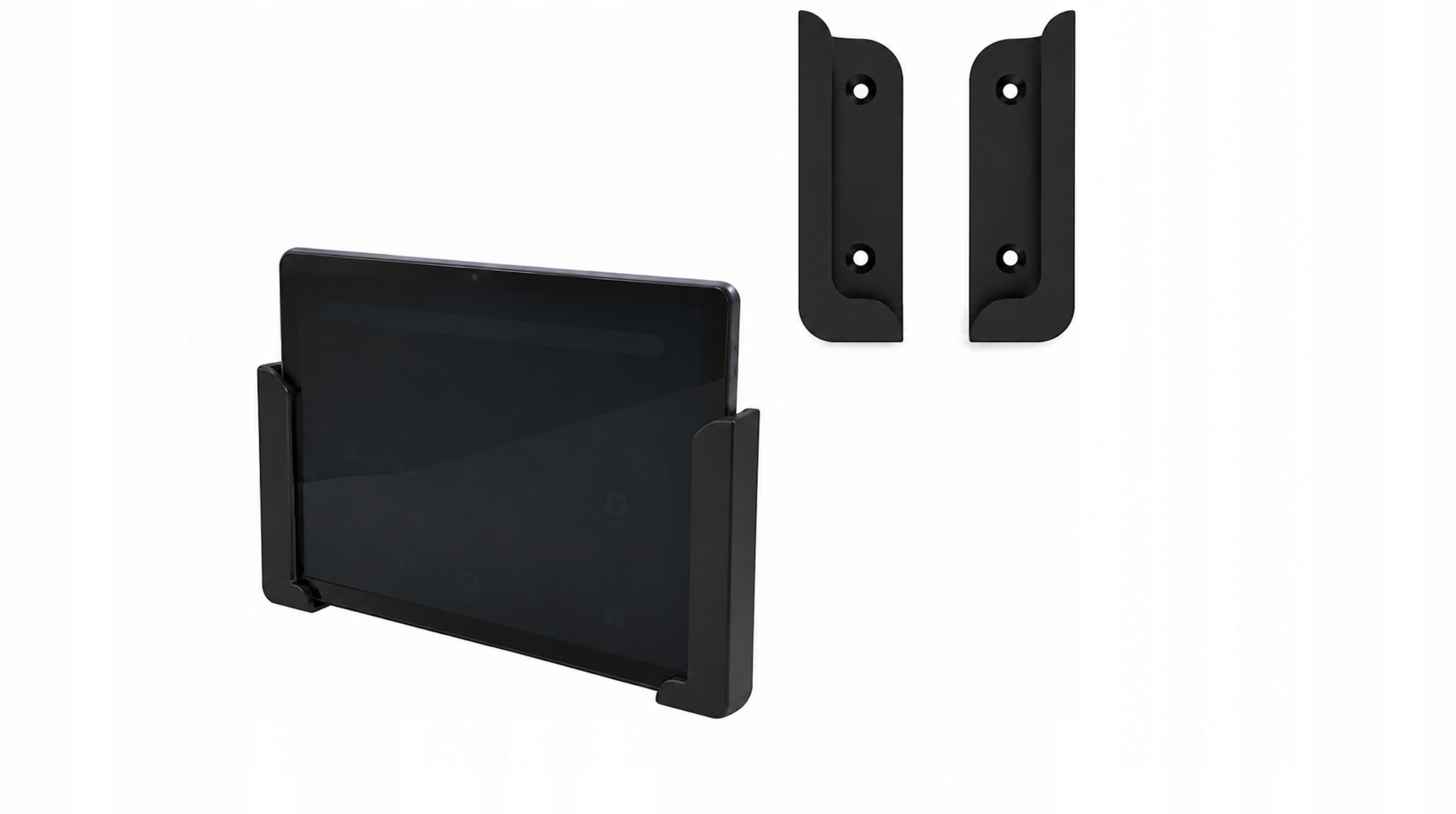 Uchwyt ścienny na tablet czarny uniwersalny — zdjęcie 5