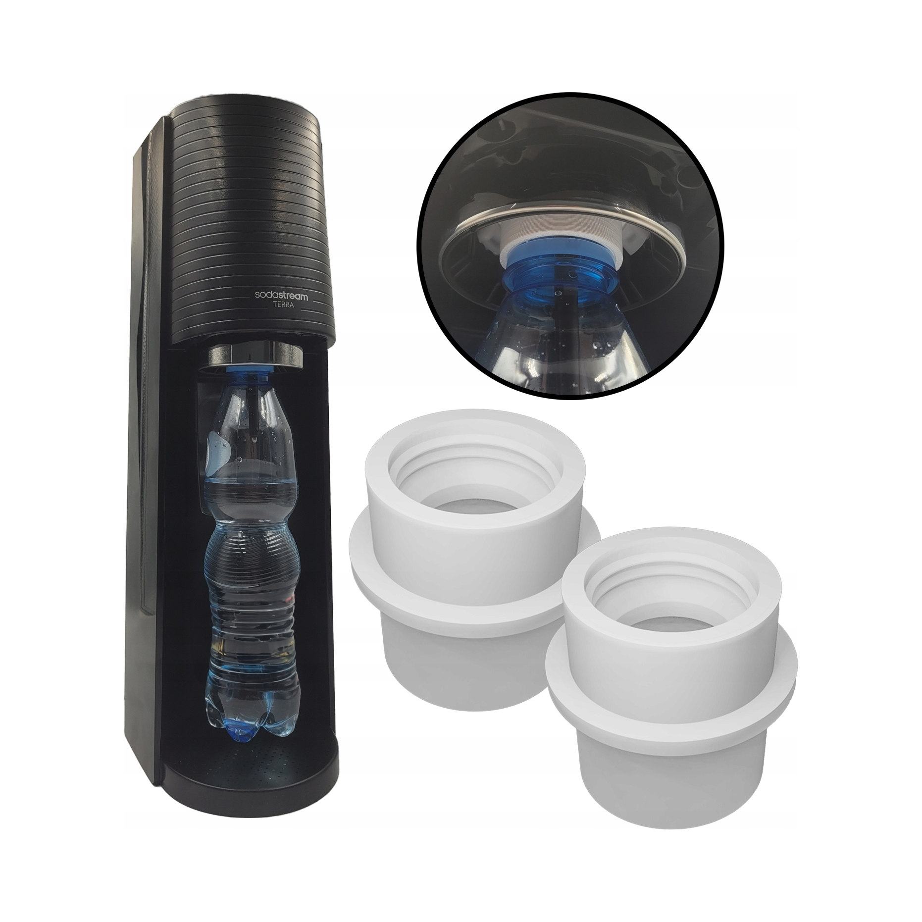 Przejściówka SOD000005-W do Sodastream czarna — zdjęcie 2