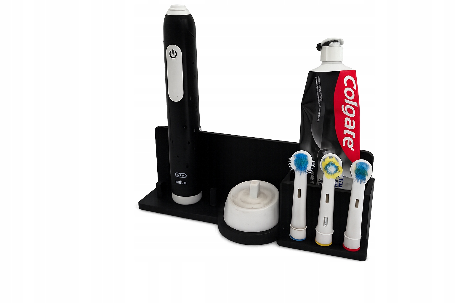 Stojak Uchwyt na 3 Szczoteczki ORAL-B Końcówki i Ładowarkę — zdjęcie 2