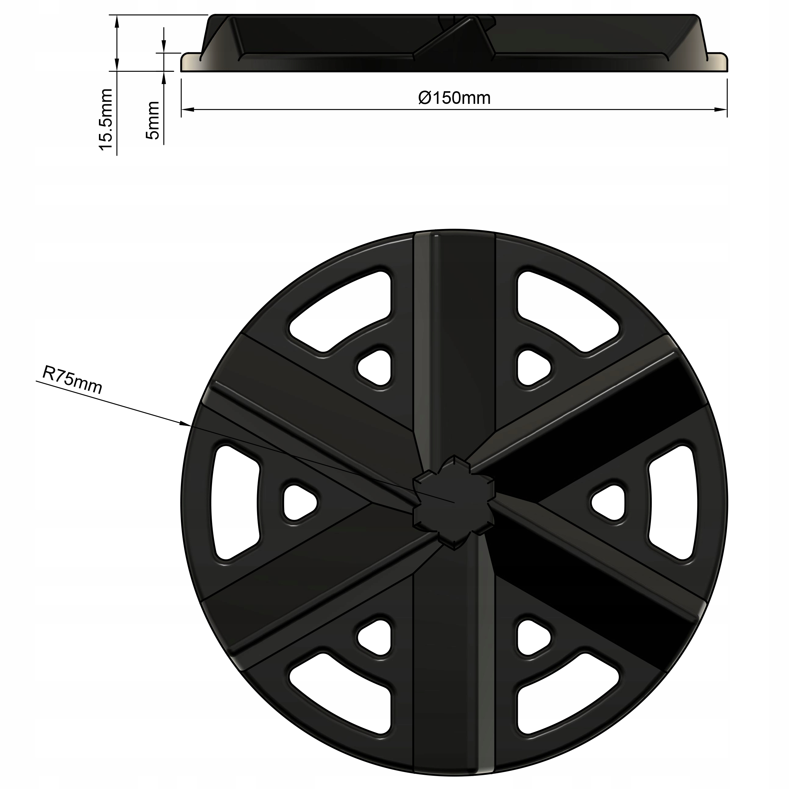 PADWASHER CLEAN PAD WASHER DETAILING Ø 150MM CZYSZCZENIA PADA POLERSKIEGO — zdjęcie 7